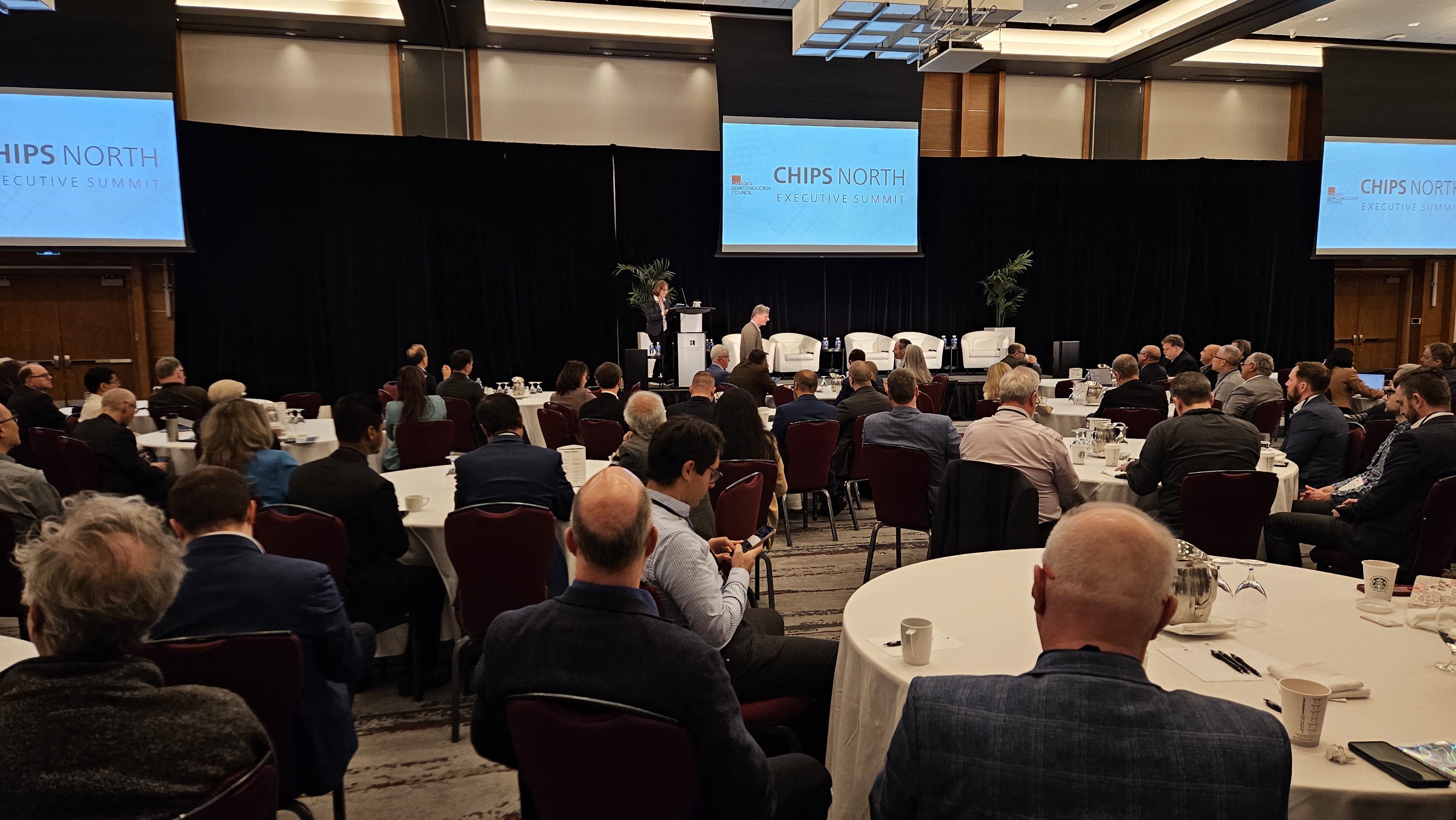 Prof. Kim attending the CHIPS NORTH Executive Summit, Ottawa (2025-04-30)