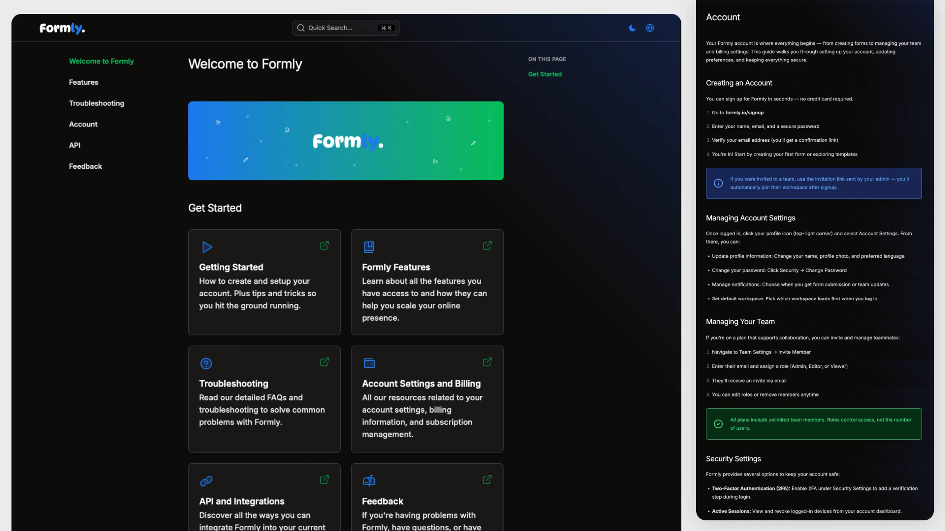 Profile banner for website 138