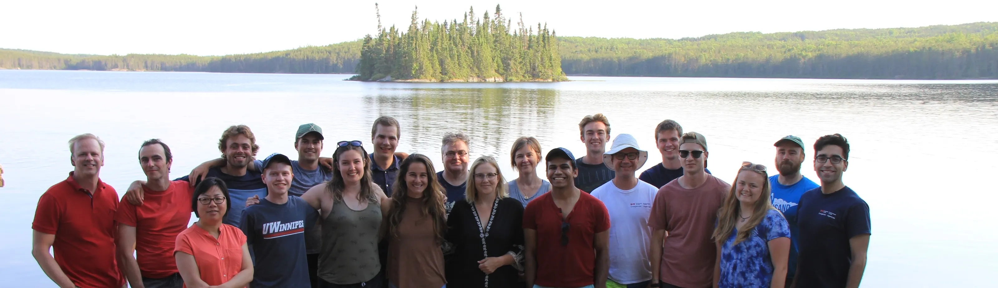 Members of our BOREAL Team at Lake 240, IISD Experimental Lakes Area, Ontario (Canada)
